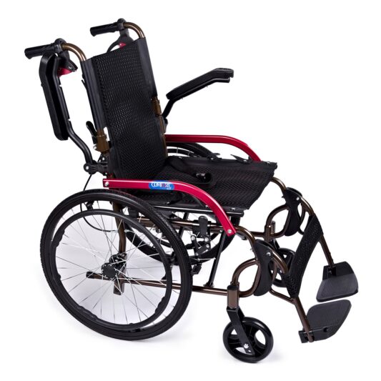 Comfort Plus GK863LAJ-20 Jet Black Transfer Alüminyum Tekerlekli Sandalye - Görsel 4