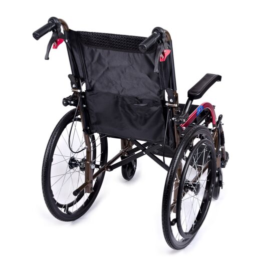 Comfort Plus GK863LAJ-20 Jet Black Transfer Alüminyum Tekerlekli Sandalye - Görsel 3