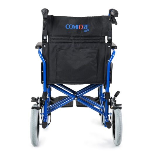 Comfort Plus DM-337 45cm Mavi Alüminyum Özellikli Transfer Tekerlekli Sandalye - Görsel 6