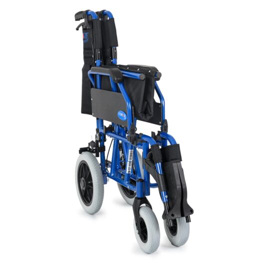Comfort Plus DM-337 45cm Mavi Alüminyum Özellikli Transfer Tekerlekli Sandalye - Görsel 4