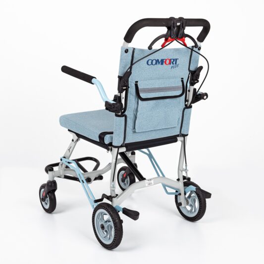 Comfort Plus DY01409LJ Mavi Transfer Tekerlekli Sandalye - Görsel 4