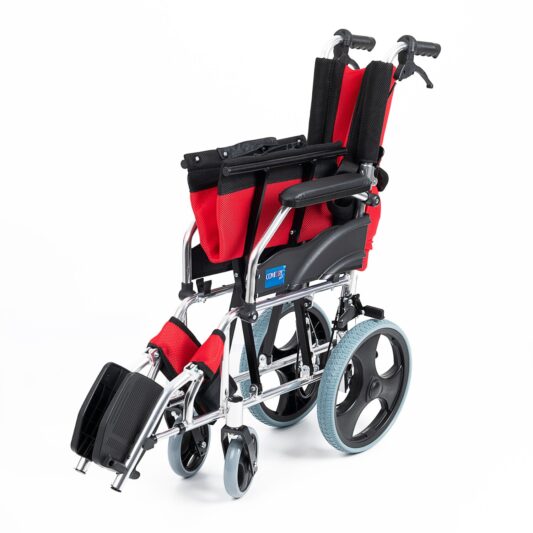 Comfort Plus KY863LABJ-A12 Kırmızı Alüminyum Transfer Özellikli Tekerlekli Sandalye - Görsel 6